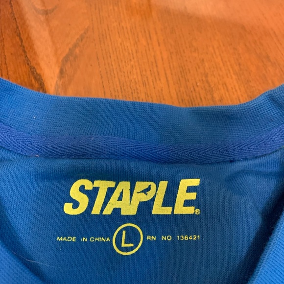 MENS STAPLE RENOWN NWT SWEATSHIRT PLUS STAPLE USED HOODIE SIZE LARGE - Picture 13 of 16